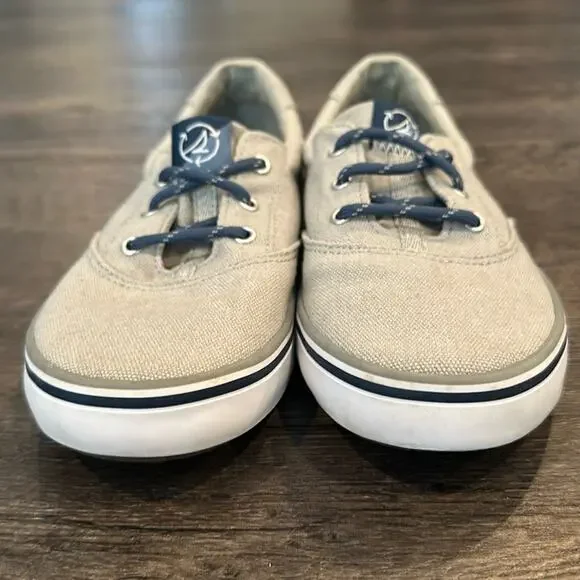 Sperry Little Boy 2 Gray Spinnaker Washable‎ Canvas Boat Shoes - Picture 8 of 14